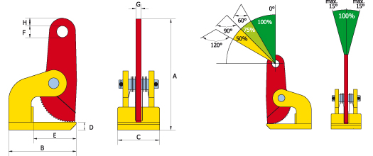 Horizontální svěrka TERRIER FHX-V